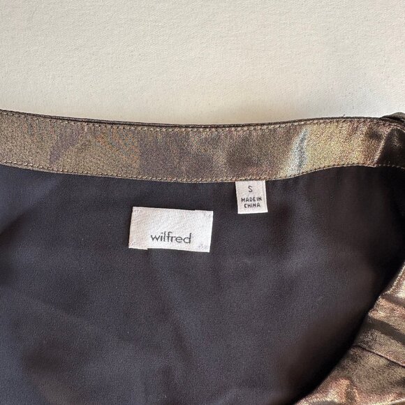 Aritzia Wilfred Stunning Gold Slip Dress - Picture 3 of 4